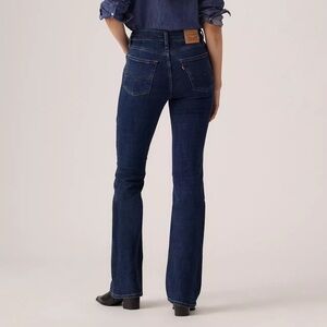 Levi's Womens 725 High Rise Bootcut Jeans 24 Dark Wash Classic Rodeo Western